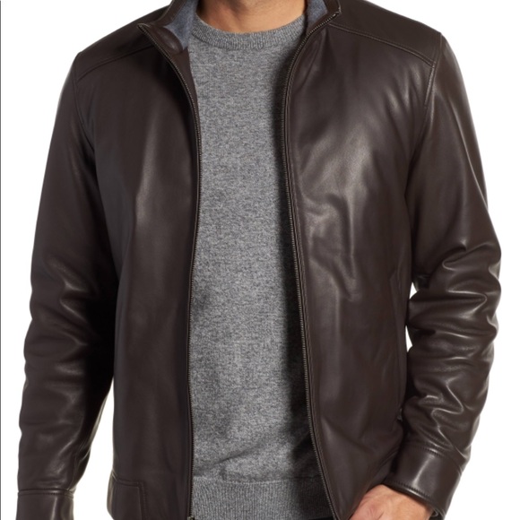 peter millar leather jacket